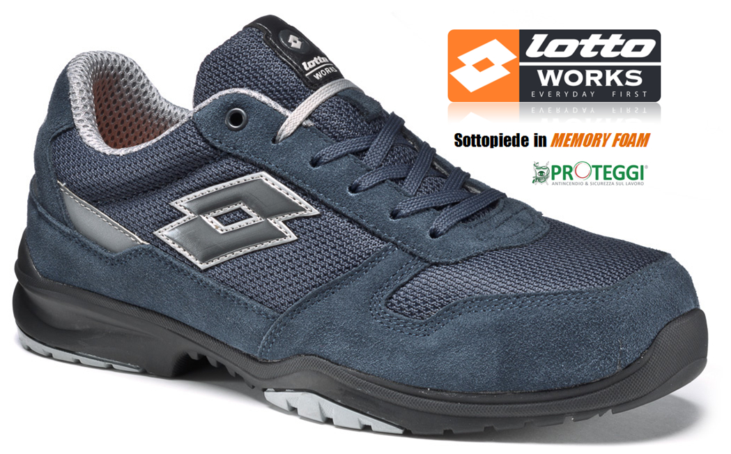 scarpe antinfortunistiche lotto memory foam